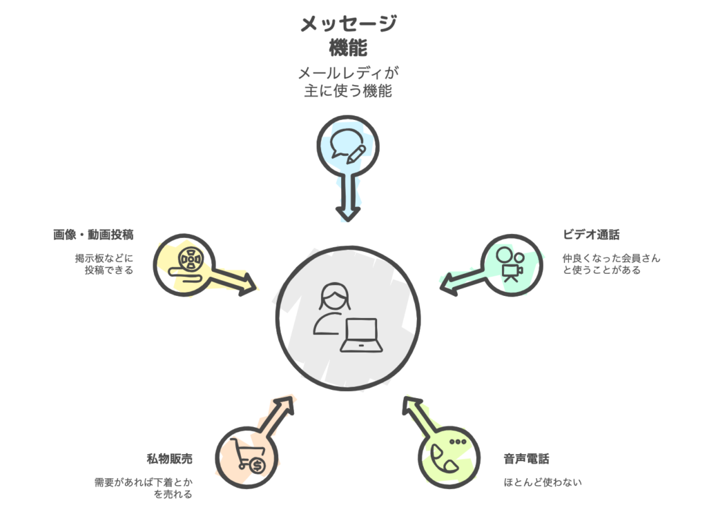 メルレが使う機能紹介